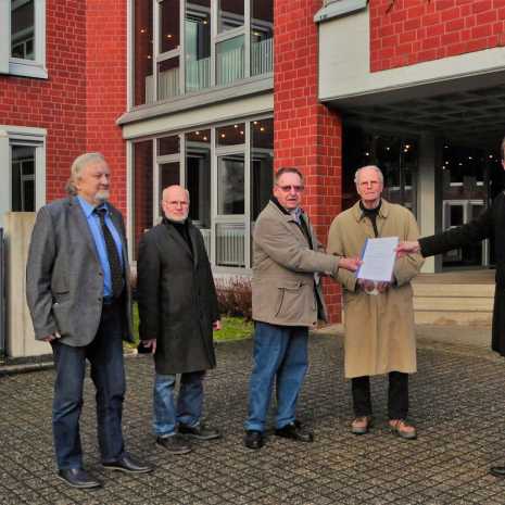 Überreichung Petition
